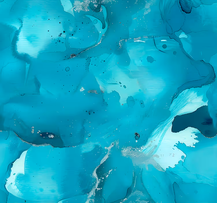 Tapete Abstrakt blaue wellen - TenStickers