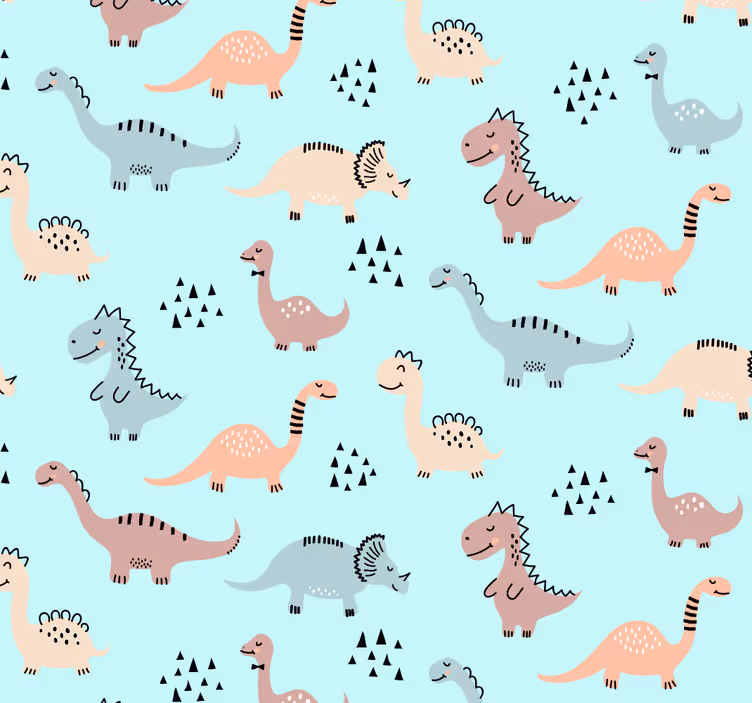Dino Tapete dinosaurier-spielplatz - TenStickers