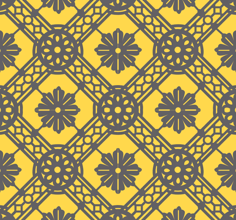 Tapete geometrische Muster geometrisch gemusterter akzent - TenStickers