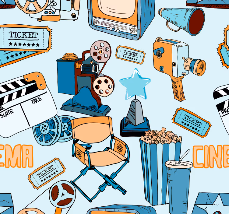 Kunst Tapete kino-ikonographie - TenStickers