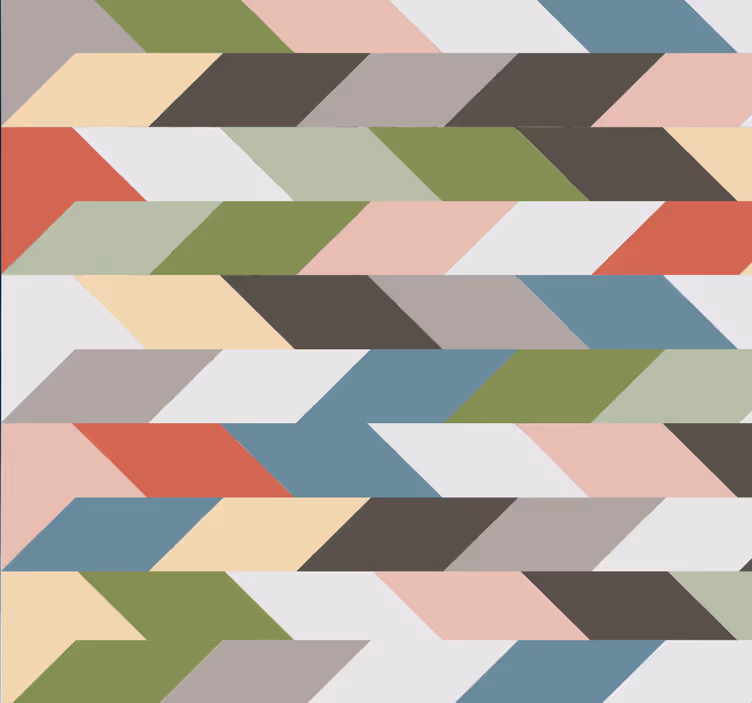 Tapete geometrische Muster geometrisches musterdesign - TenStickers