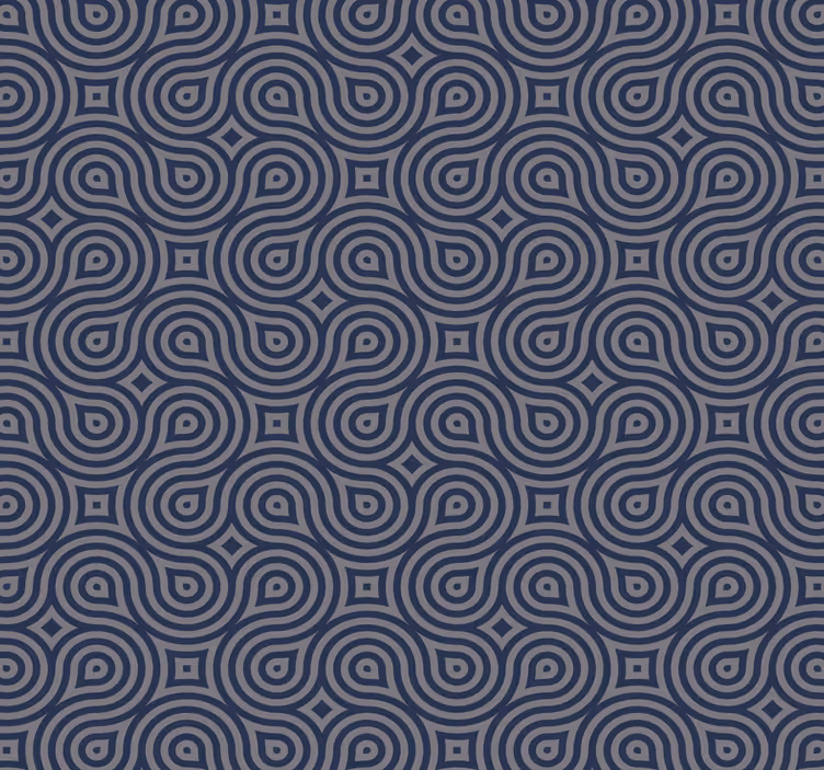 Tapete geometrische Muster geometrische gelassenheit - TenStickers