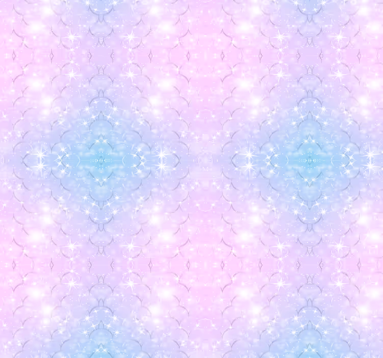Tapete Kinderzimmer Meerjungfrau glitzerschuppen - TenStickers