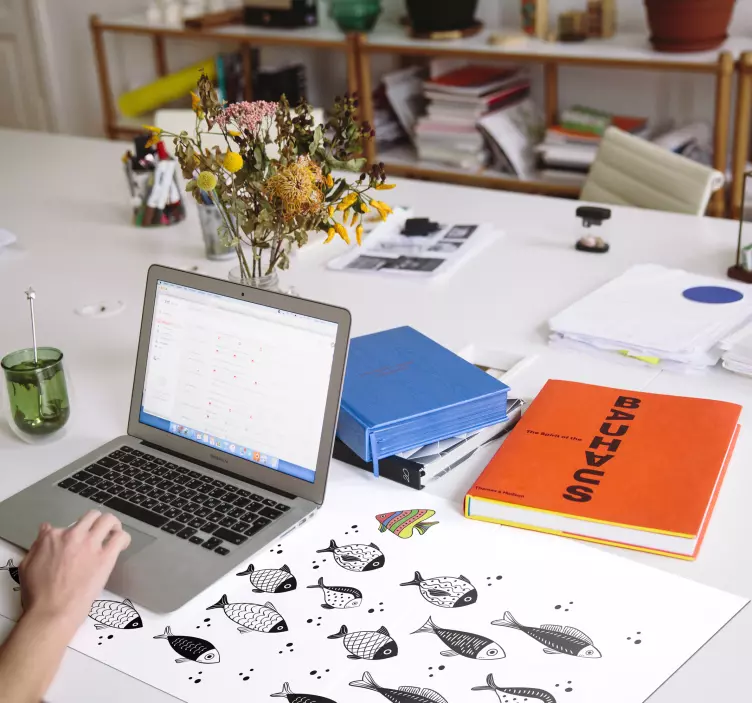 Mousepad Fische Gegenstrom - TenStickers