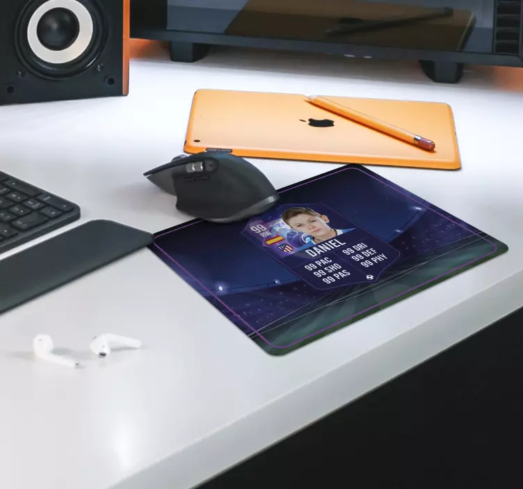 Gaming Mauspad fußballspieler-KarteTranslated:Fußballspieler-Kart - TenStickers