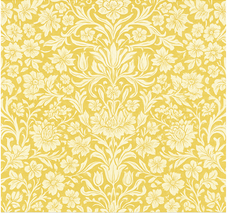 Rollo fenster esszimmer gelbe mandala blumen - TenStickers