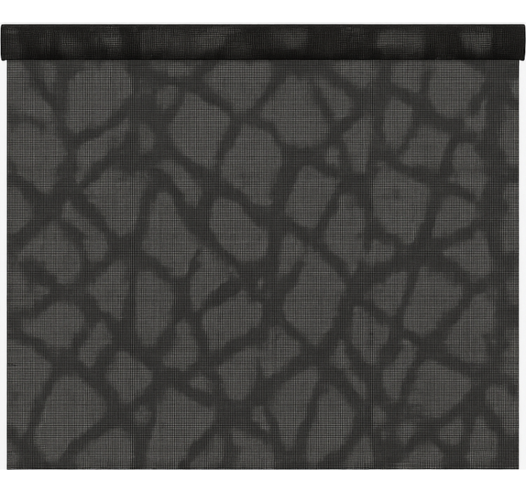 Rollo fenster home office durchscheinend schwarz/grau - TenStickers