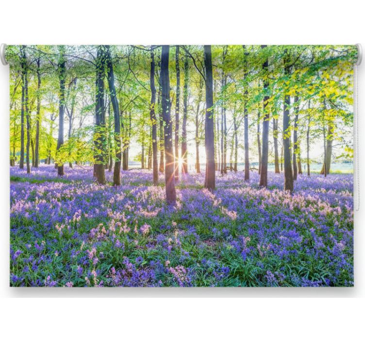 Rollo fenster baum im modernen naturstil - TenStickers