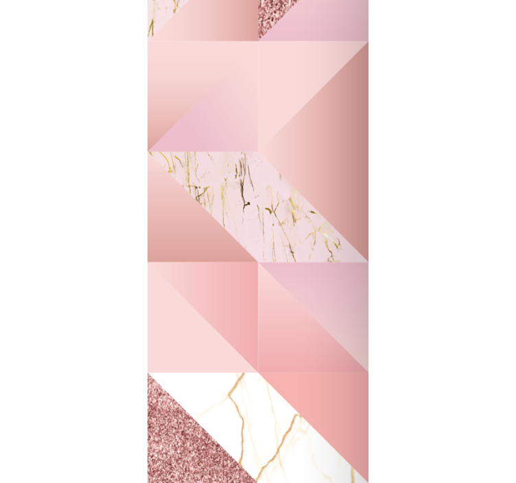 Rollo fenster badezimmer rosa gold marmor - TenStickers