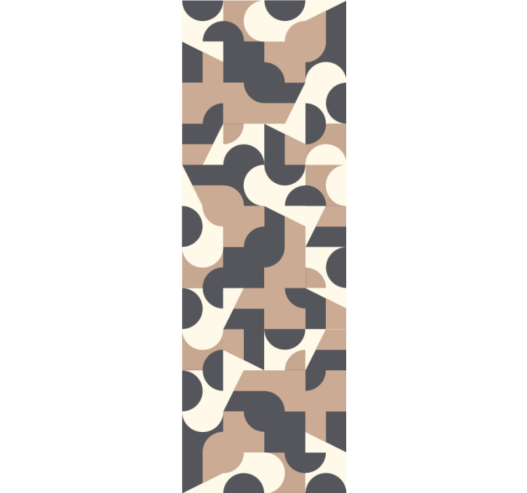 Rollo fenster büro mit kontrastierendem farbmuster - TenStickers