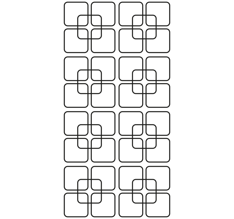 Rollo fenster küche mit urbanem muster in schwarz - TenStickers