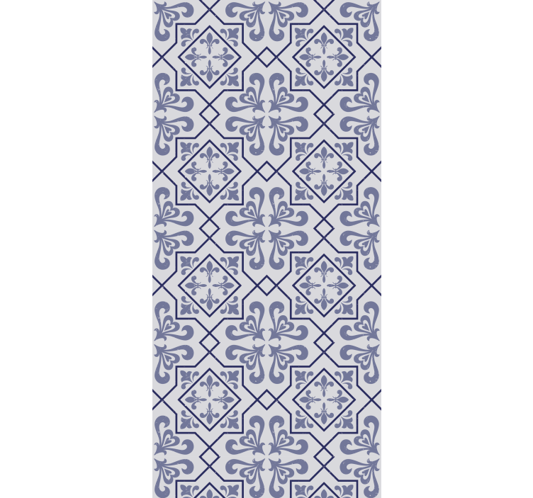 Rollo fenster küche fliese in blauem achteck portugal - TenStickers