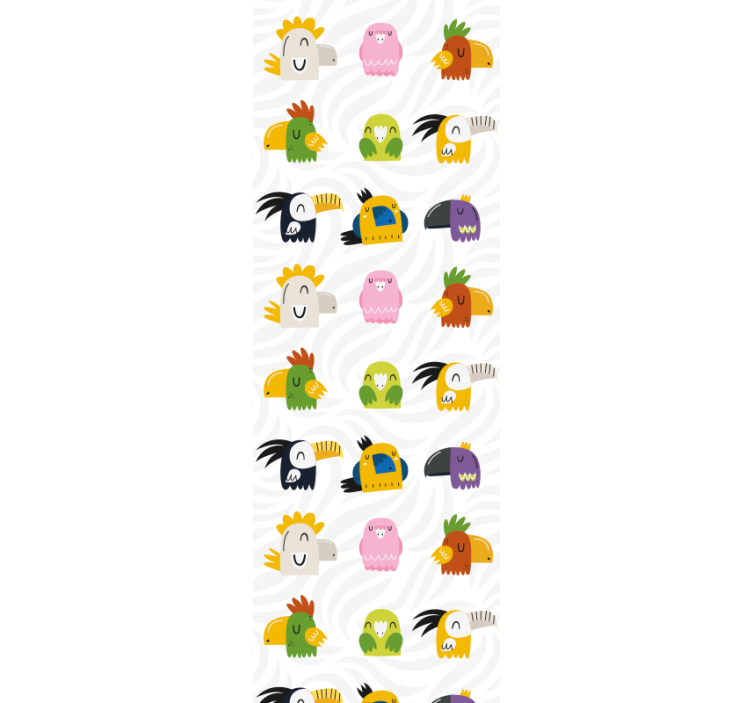 Rollo fenster kinderzimmer fröhliches monster wandbild - TenStickers