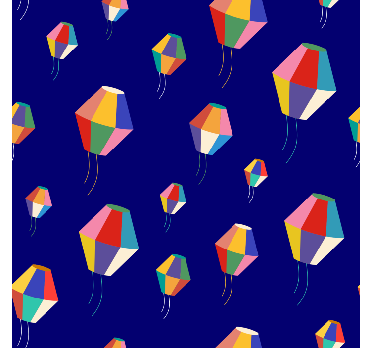 Rollo fenster kinderzimmer heißluftballons - TenStickers