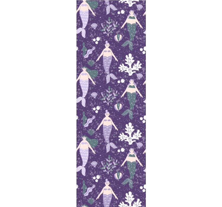 Rollo fenster kinderzimmer meerjungfrauen spritzer - TenStickers