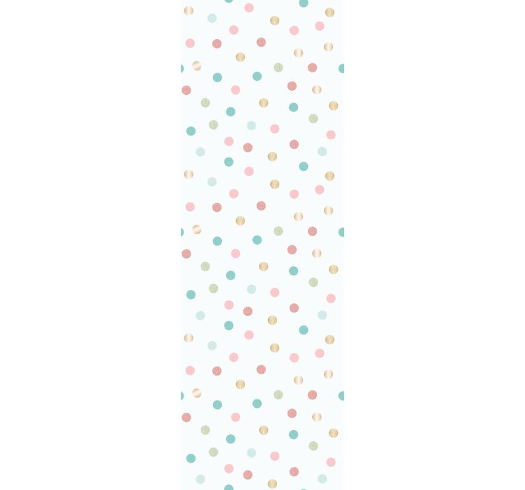 Rollo fenster kinderzimmer mit glitzerndem punktmuster - TenStickers
