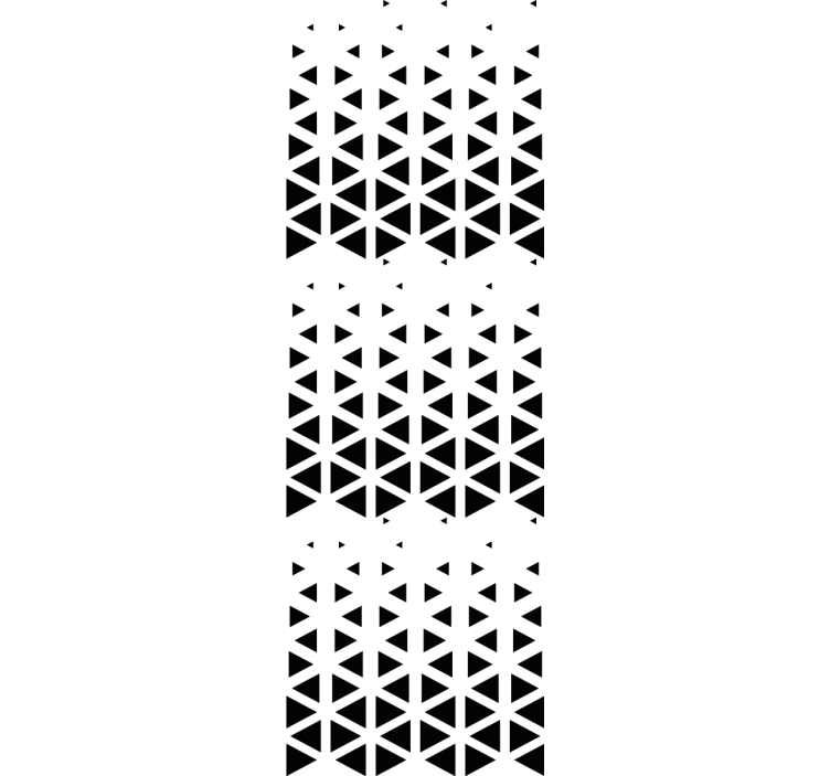 Rollo fenster home office mit geometrischem ombreeffekt - TenStickers