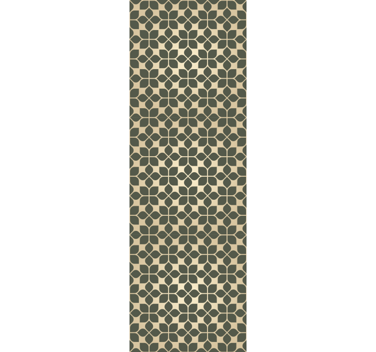 Rollo fenster home office mit luxuriösen goldmustern - TenStickers