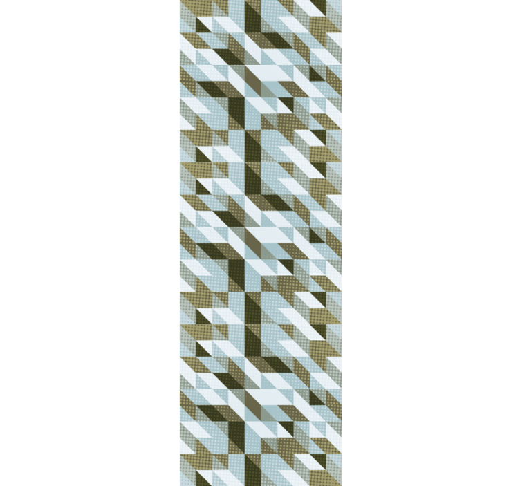 Rollo fenster home office moderne dreiecke - TenStickers