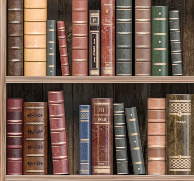 Rollo fenster home office für bibliotheksbücher - TenStickers