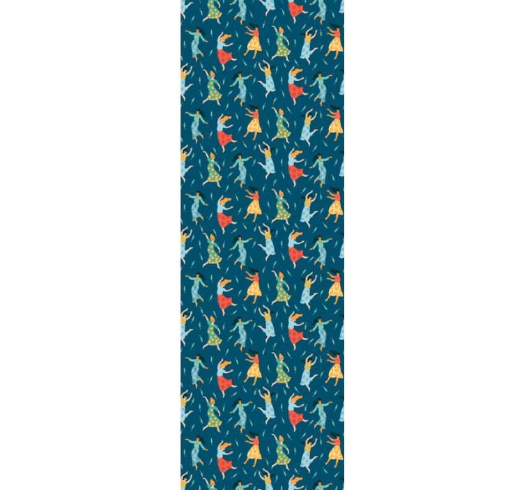 Rollo fenster jugendzimmer tanzende menschen - TenStickers