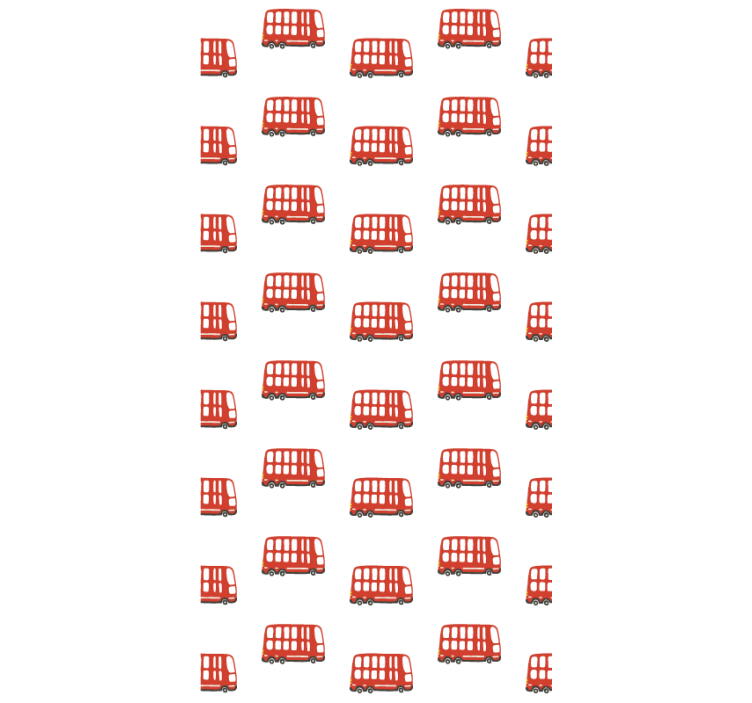 Rollo fenster jugendzimmer mit london bus muster - TenStickers