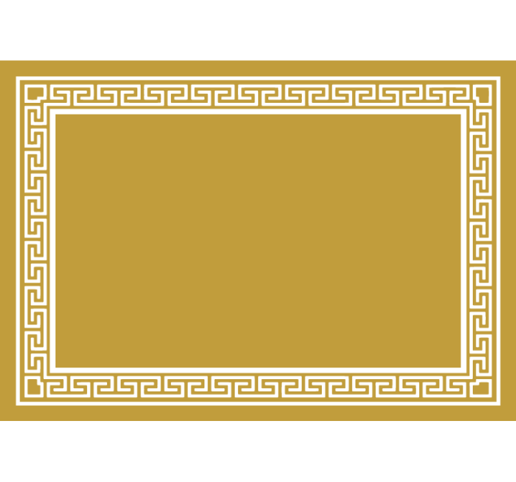 Rollo fenster gelb im griechischen design - TenStickers