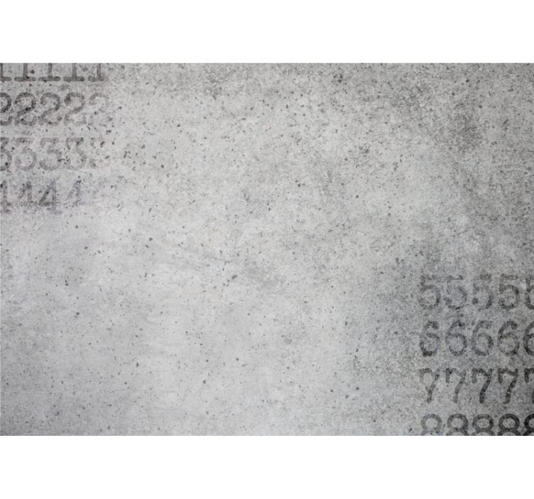 Rollo fenster grau mit numerischer steinstruktur - TenStickers