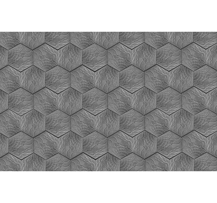 Rollo fenster grau im gaudí design - TenStickers