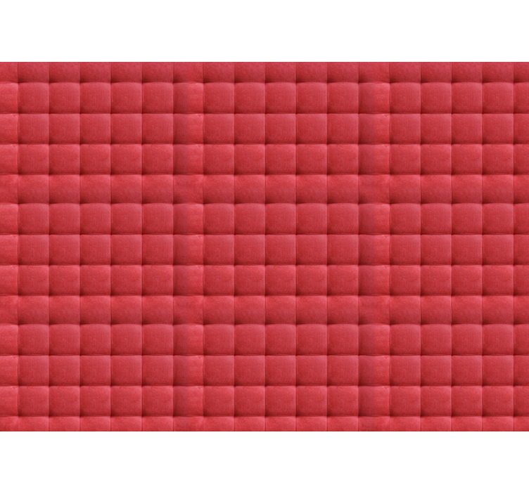 Rollo fenster rot mit rotem lederpolster - TenStickers