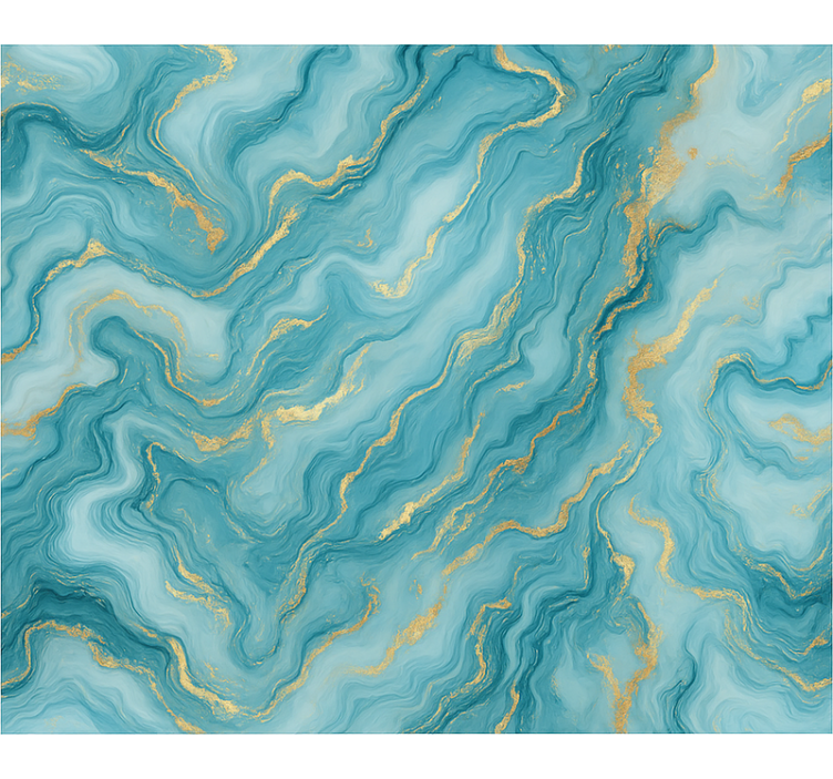 Rollo fenster blau in hellblauem marmor - TenStickers