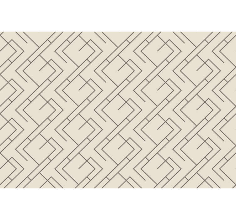 Rollo fenster wohnzimmer im mid-century design - TenStickers