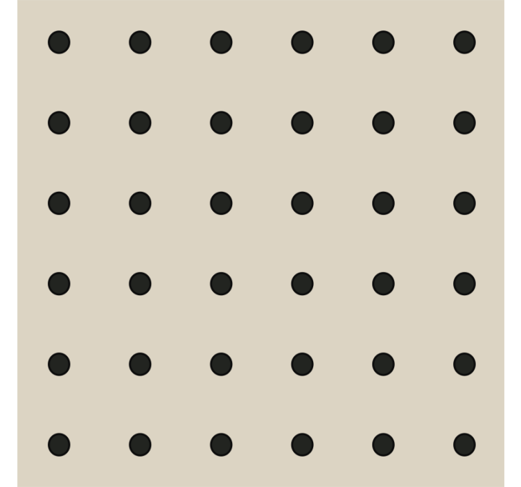 Rollo fenster beige mit beigem punkte-muster - TenStickers