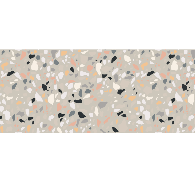 Rollo fenster beige beige terrazzo - TenStickers