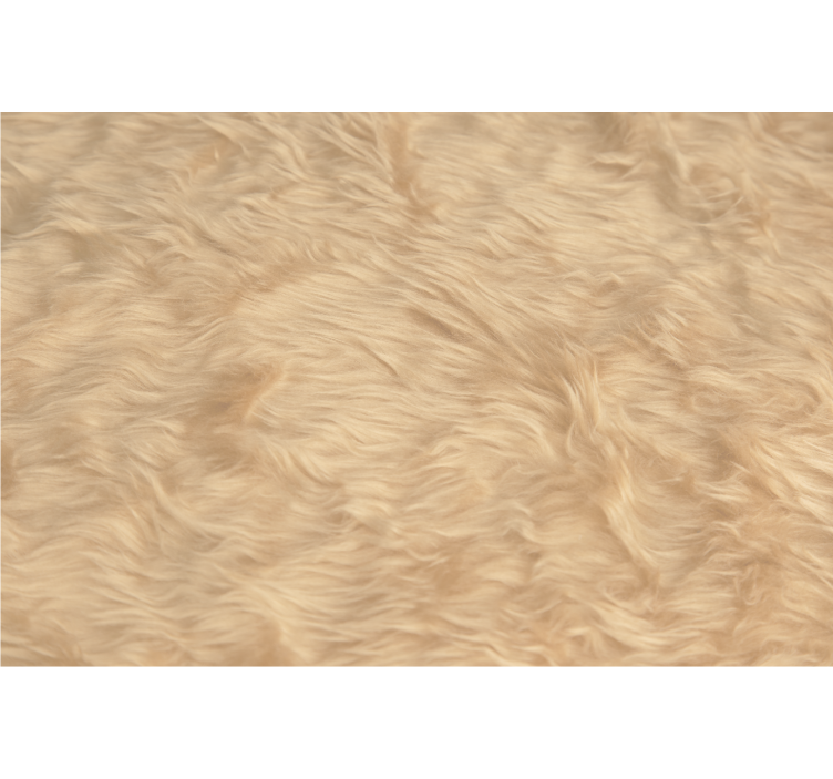 Rollo fenster beige mit woll-effekt design - TenStickers