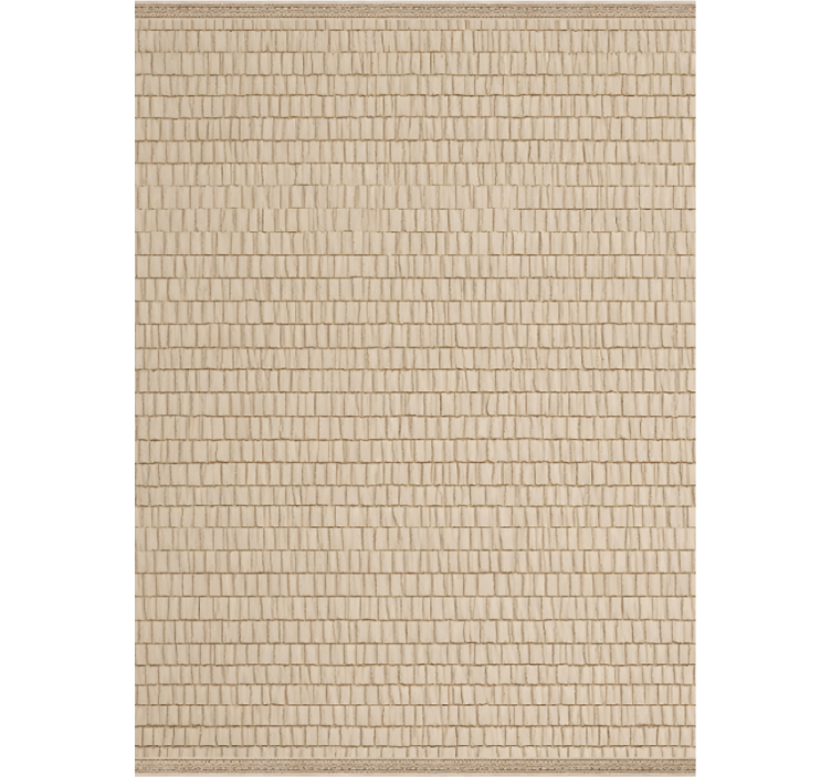 Rollo fenster beige mit geflochtener rattanoptik - TenStickers