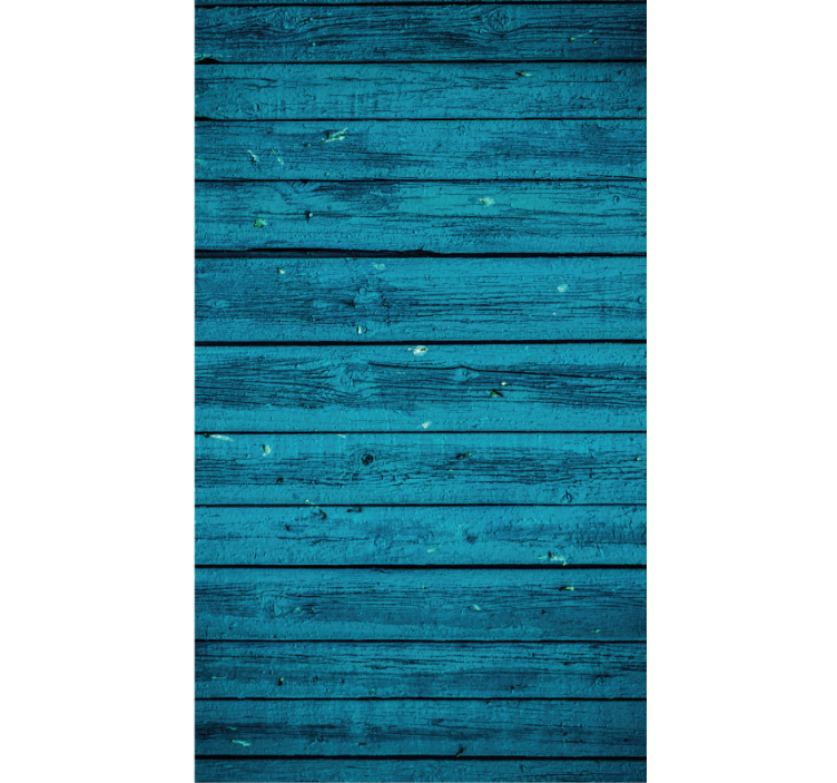 Rollo fenster schlafzimmer blaues holz - TenStickers