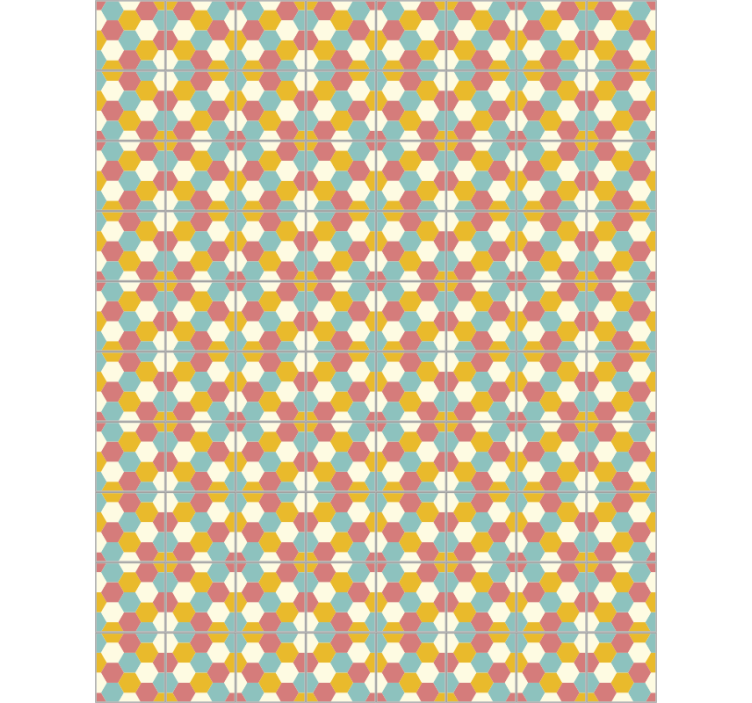 Rollo fenster schlafzimmer mit geometrischem muster - TenStickers