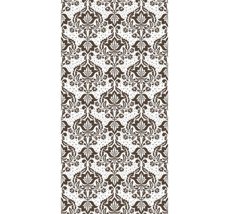 Rollo fenster schlafzimmer mit zierblumen muster - TenStickers