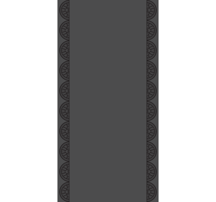 Rollo Fenster mit Muster kreisförmiges geometrisches muster - TenStickers