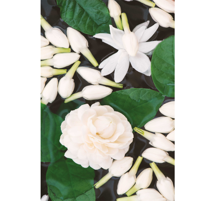 Rollo Fenster Blumen und Pflanzen anmutige blütenkomposition - TenStickers