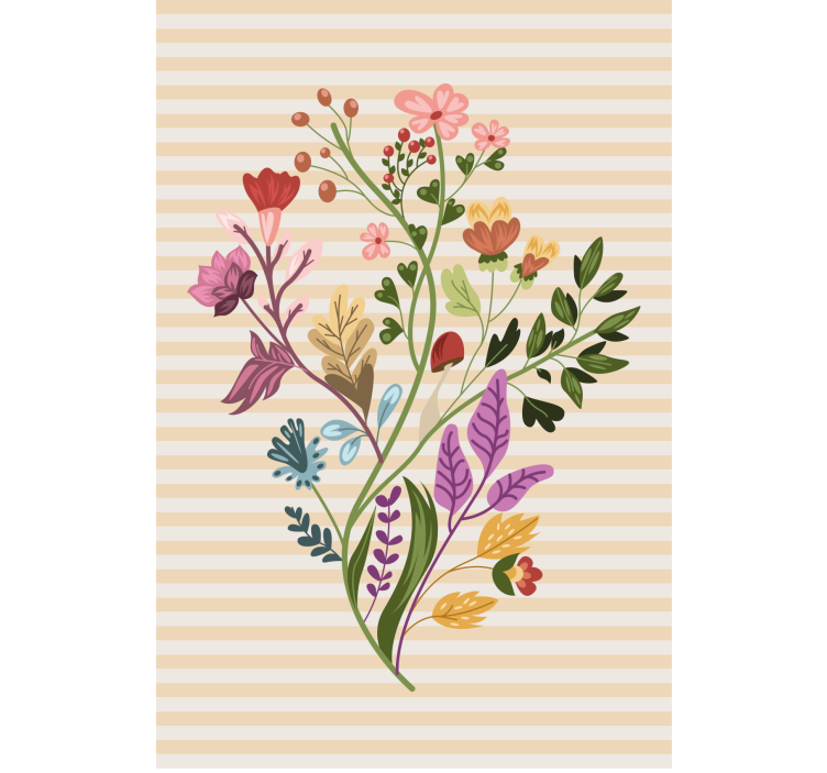 Rollo Fenster Blumen und Pflanzen blumenarrangement - TenStickers