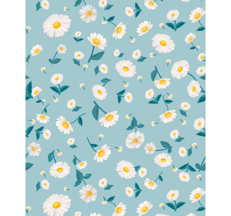 Rollo mit Blumen Gänseblümchen blumenmuster - TenStickers