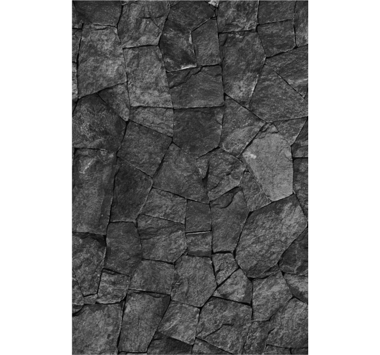 Rollo Fenster mit Muster natursteinoberfläche - TenStickers