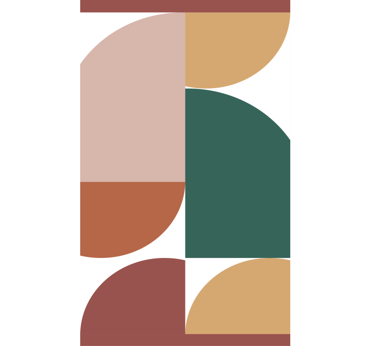 Rollo Fenster Modern geometrische kreismuster - TenStickers