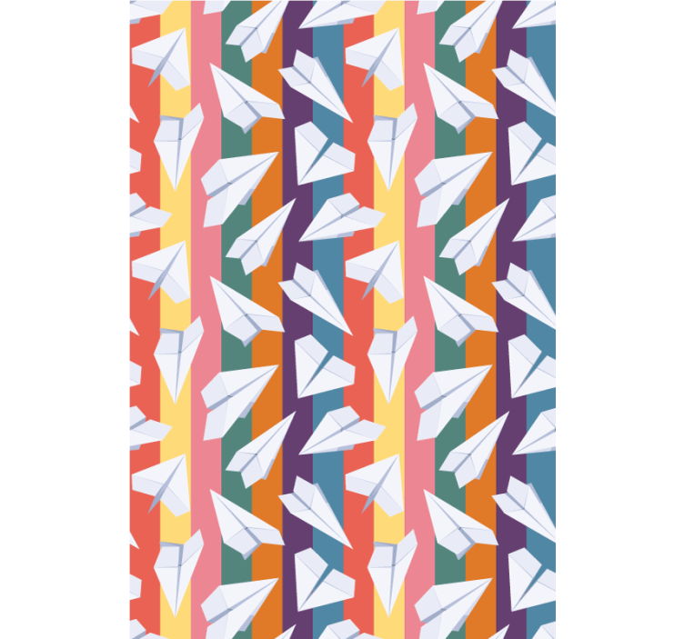 Rollo Fenster Spaß papierflieger flug - TenStickers