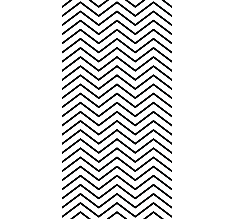 Rollo Fenster Modern chevron-muster - TenStickers