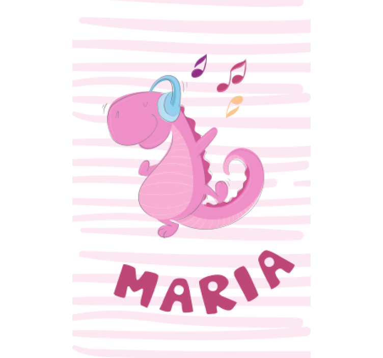 Rollo fenster dinosaurier süßer dinosaurier mit namen - TenStickers