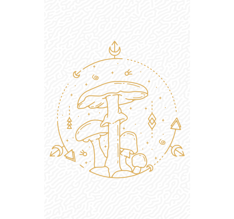 Weitere Fenster Rollos pilze und geometrie - TenStickers