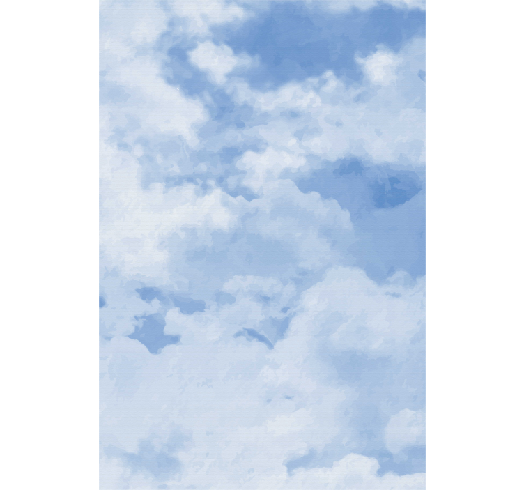 Rollo mit Wolken Hellblauer himmel textur - TenStickers